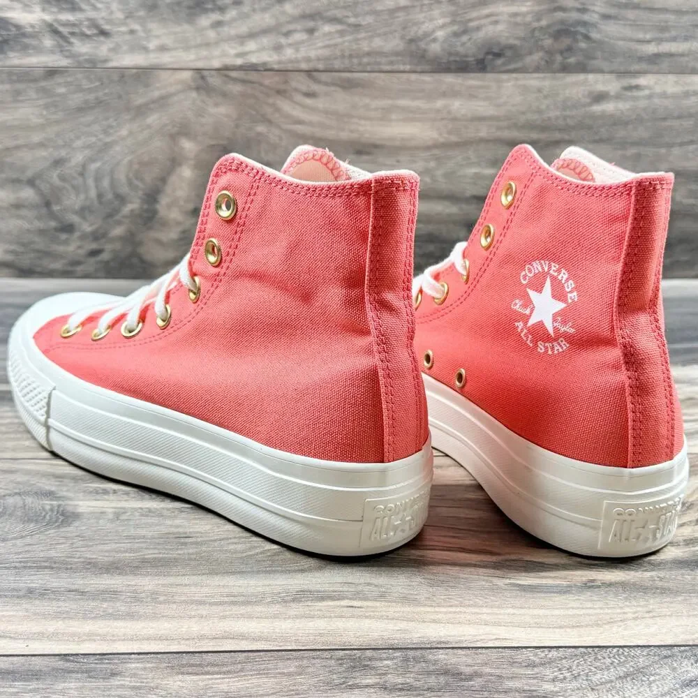 NIB Converse Chuck Taylor All Star Lift Platform Hi Sneaker Watermelon Slushy 7 - Picture 5 of 14